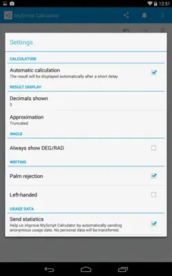 MyScript Calculator android App screenshot 0
