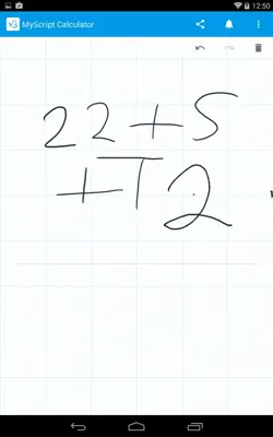 MyScript Calculator android App screenshot 1