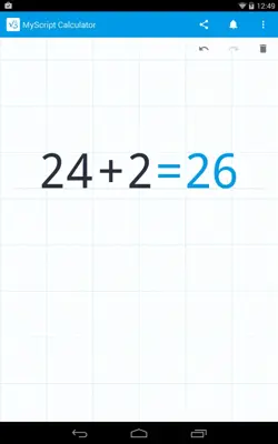 MyScript Calculator android App screenshot 2