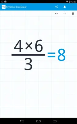 MyScript Calculator android App screenshot 3