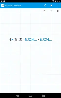 MyScript Calculator android App screenshot 4